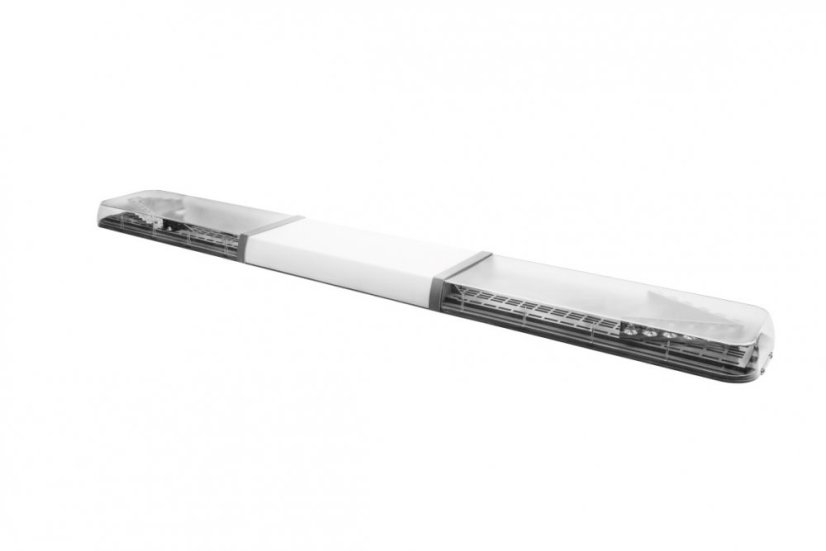 LED majáková rampa Optima 60 160cm, Oranžová, bílý střed, EHK R65 - Barva: Oranžová, Bílý střed: Ano, Kryt: Barevný, LED moduly: 4ml