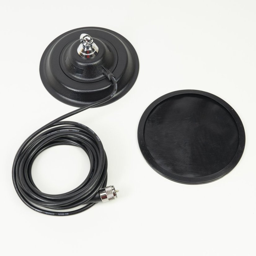 Magnetická základna PNI 145/DV 145mm obsahuje 4m kabel a zástrčku PL259