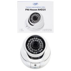 Kamera pre video dohľad  5 MP, kopulová, objektív 3,6 mm, 36 infračervených LED diód, vonkajšia alebo vnútorná