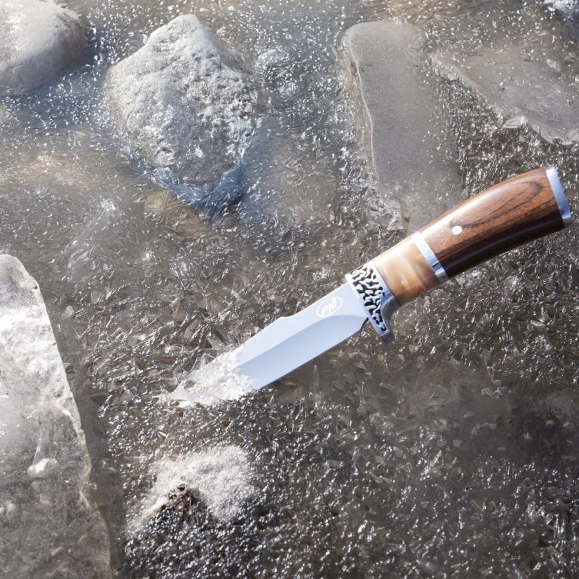 PNI Hunting H100 - hunting knife, 215 mm long, with sheath