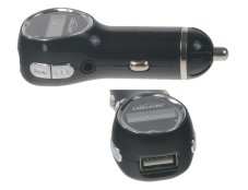 Bezdrôtový modulátor MP3/FM so vstupom USB/AUX na CL, nabíjačka USB