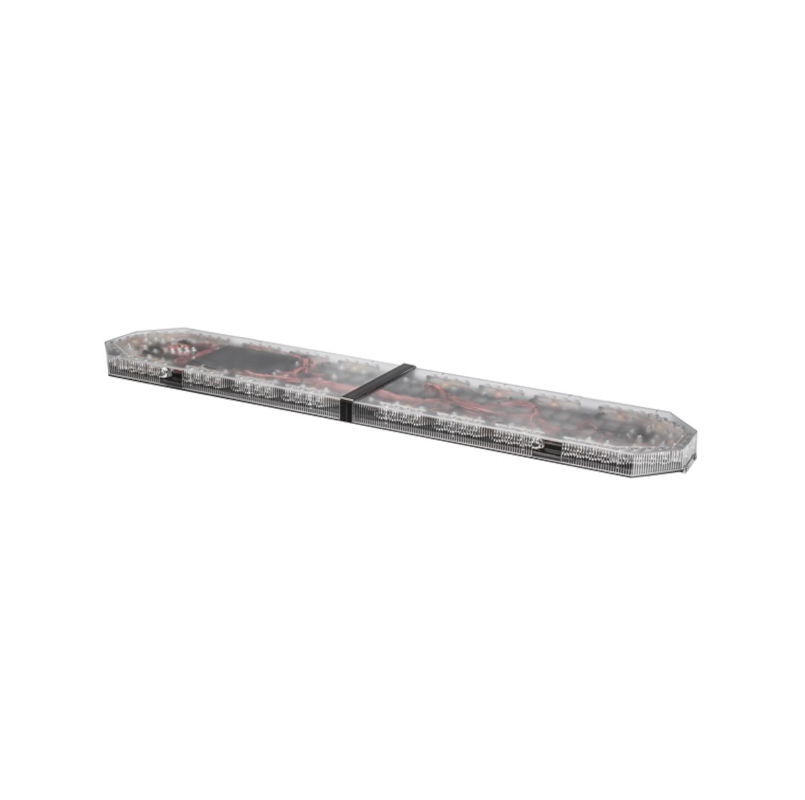 LED lightbar Montana 90cm, Blue-red, ECE R65 - Lens: Colored, LED modules: 10ml