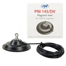Magnetická základna PNI 145/DV 145mm obsahuje 4m kabel a zástrčku PL259