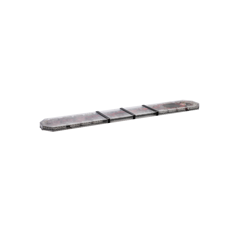 LED lightbar Montana 140cm, Blue-red, ECE R65 - Lens: Colored, LED modules: 10ml