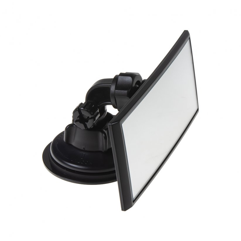 Additional rear-view mirror with suction cup