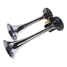 Chromová 2tónová fanfára 290/227 mm, 12 V