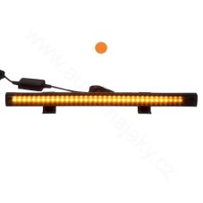 Gumové výstražné LED světlo vnější, oranžové, 12/24V, 340mm