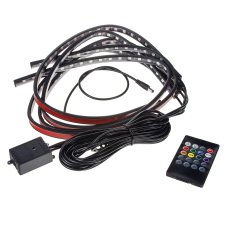 LED podsvětlení vnitřní/vnější RGB 12V, IR , 4 pásky