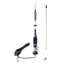 PNI S75 CB antenna set with butterfly clip, 4 m RG58 cable, and PNI SWR-300 reflectometer