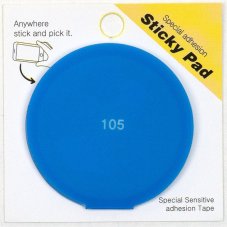 Modrá protiskluzová podložka PNI Sticky Pad 45 × 45 mm