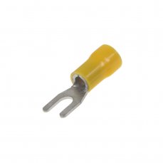 Cable fork M4 yellow, 100 pcs
