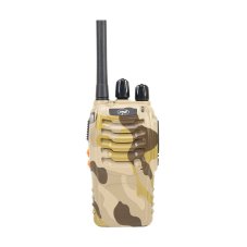 Balenie 8 prenosných rozhlasových staníc PNI PMR R40 CAMO 0,5W, 16 PMR, Li-Ion 1200mAh s nabíjačkami a slúchadlami v balení