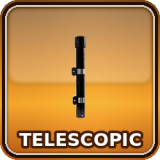 Telescopic mount – the beacon is placed on an extendable pole to quickly adjust height and visibility range. Useful when you need to raise the beacon above surrounding obstacles.