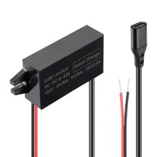 Menič napätia 12-24/5-12V, 3A USB-C QC3.0 samica