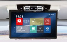 Ceiling LCD monitor 15,6" grey with OS. Android HDMI / USB, for Mercedes-Benz V260