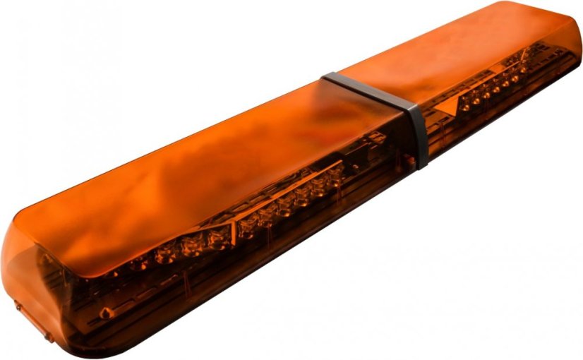 LED majáková rampa Optima 90 110cm, Oranžová, EHK R65 - Barva: Oranžová, Kryt: Barevný, LED moduly: 4ml
