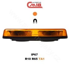 LED ramp orange, 20LEDx0,5W, magnet, 12-24V, 304mm, ECE R65 R10