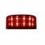 LED maják červený 12/24V, Magnetický, 24x LED 3W, R65