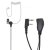 Sluchátka PNI HS82L s mikrofonem, akustickou trubicí, 2pin PNI-K, kabel 160 cm