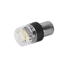 LED BAU15S white, 12V, 16LED 2835SMD