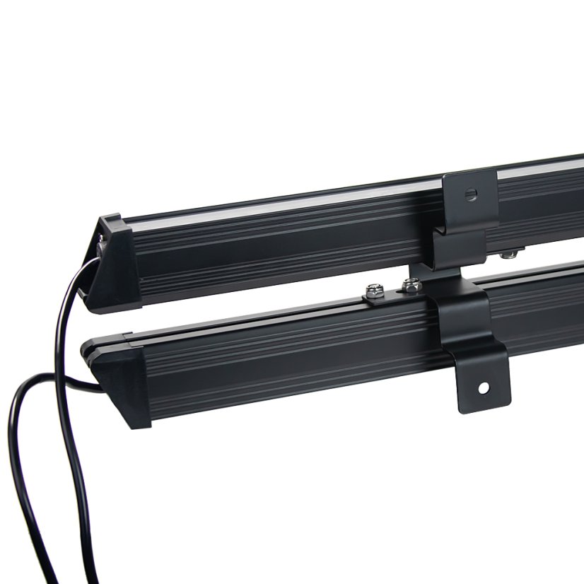 LED alej voděodolná (IP67) 12-24V, 108x LED 1W, oranžová 916mm, dual