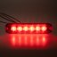 PROFI SLIM externé výstražné LED svetlo, červené, 12-24V, ECE R65