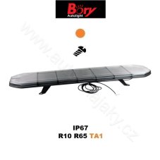 LED svetelná rampa 1200mm, oranžová, 12-24V, ECE R65