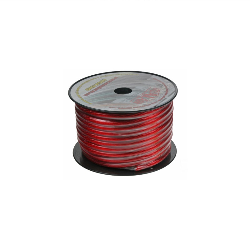 Kabel 20 mm, červeně transparentní, 25 m balení