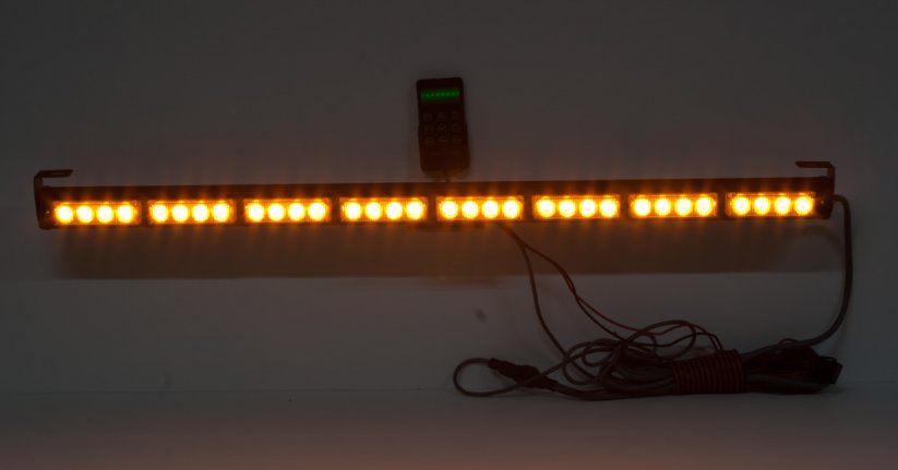LED svetelná alej 32X 3W LED, oranžová 910mm