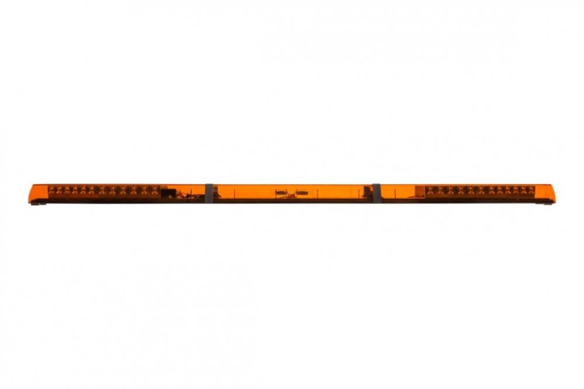 LED majáková rampa Optima 60C 160cm, Oranžová, EHK R65 - Barva: Oranžová, Bílý střed: Ne, Kryt: Barevný, LED moduly: 4ml