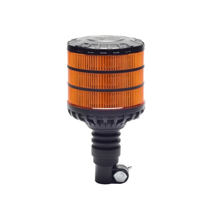 LED beacon, 12-24V, 24xLED orange, on bracket, ECE R65