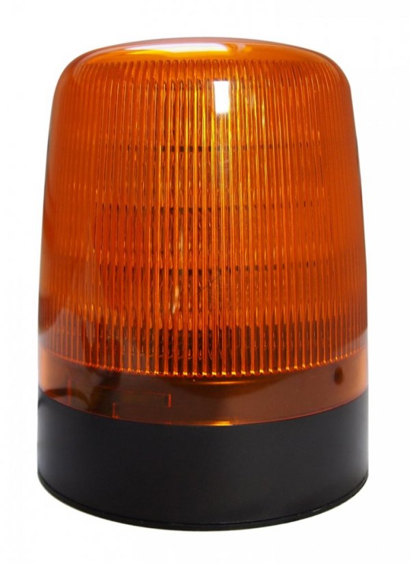 Another view of orange LED beacon SPIRIT.4S.O by Strobos
