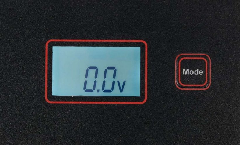 Charger with LCD display 6V/2A, 12V/8A