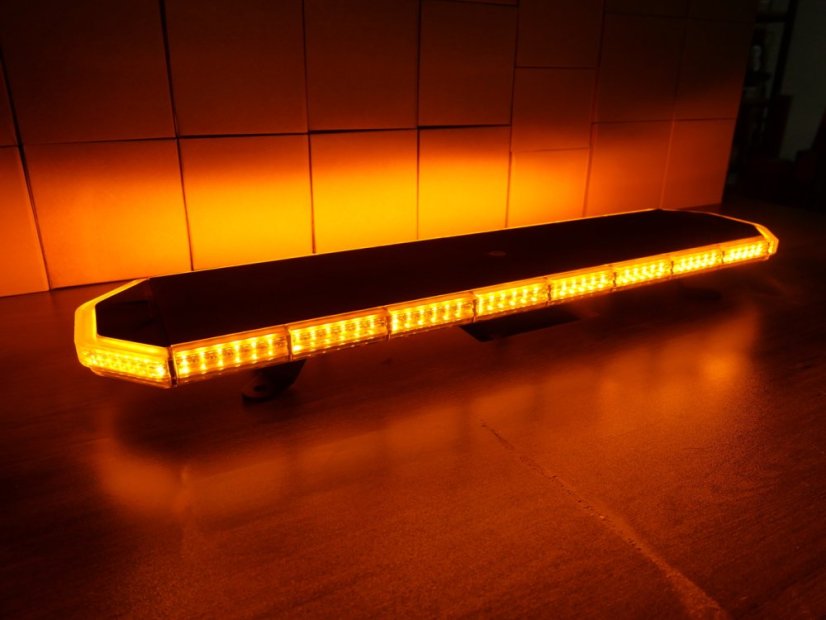 LED rampa 760mm, oranžová+bílá, 12-30V, ECE R65
