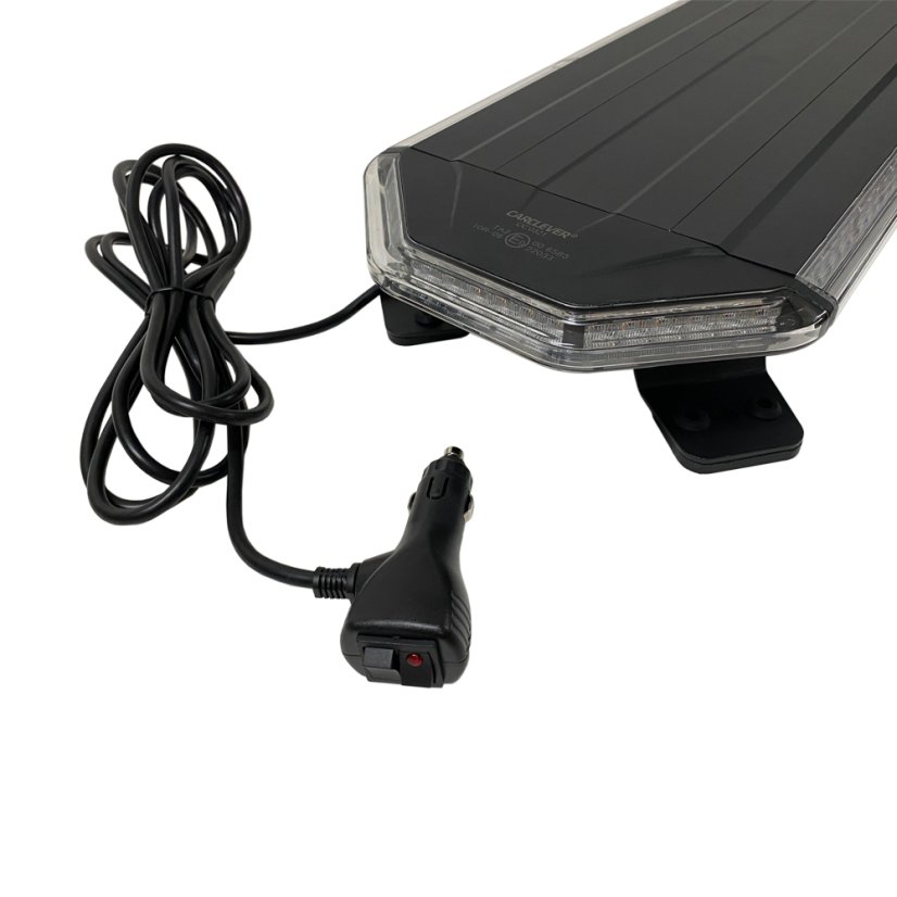 Slim LED svetelná rampa oranžová 153,cm, 12/24V, R65