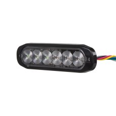 PROFI SLIM výstražné LED světlo vnější, modro-červené, 12-24V