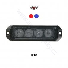 PREDATOR 4x3W LED, 12-24V, modro-červený, R10