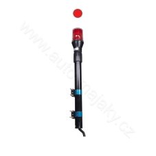LED beacon, 12V, 30LED red with telescopic pole for motorcycle