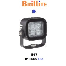PREDATOR 4x 3 W LED, 12-24 V, modrý, ECE R65 na držáku U