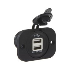 Balení 20ks 2x USB nabíječka (zásuvka) voděodolná do panelu