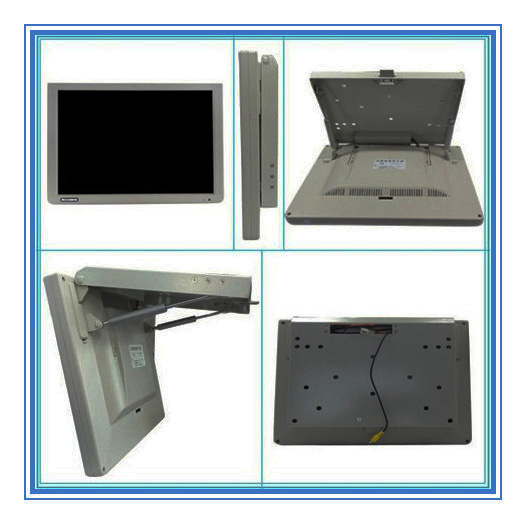 23.6" ceiling monitor with pneumatic dampers