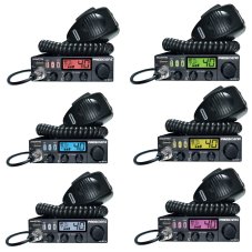 CB President radio station MARTIN ASC, Roger Beep, Scan, ANL Filter, 4W, 12V / 24V with Multicolored Display