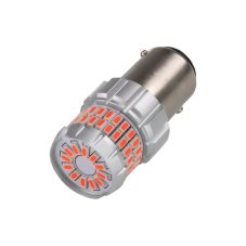 LED BAY15d červená, 12V, 60LED/3014SMD, 360°