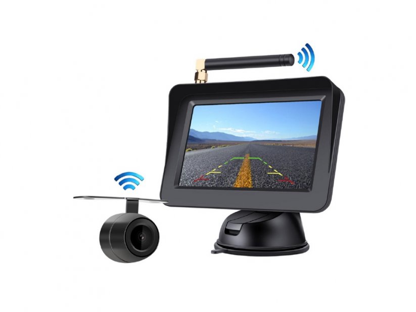 Wireless parking camera with LCD 4.3" display