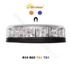 Professional orange/blue LED beacon with strong warning effect Professional orange/blue LED beacon with strong warning effect