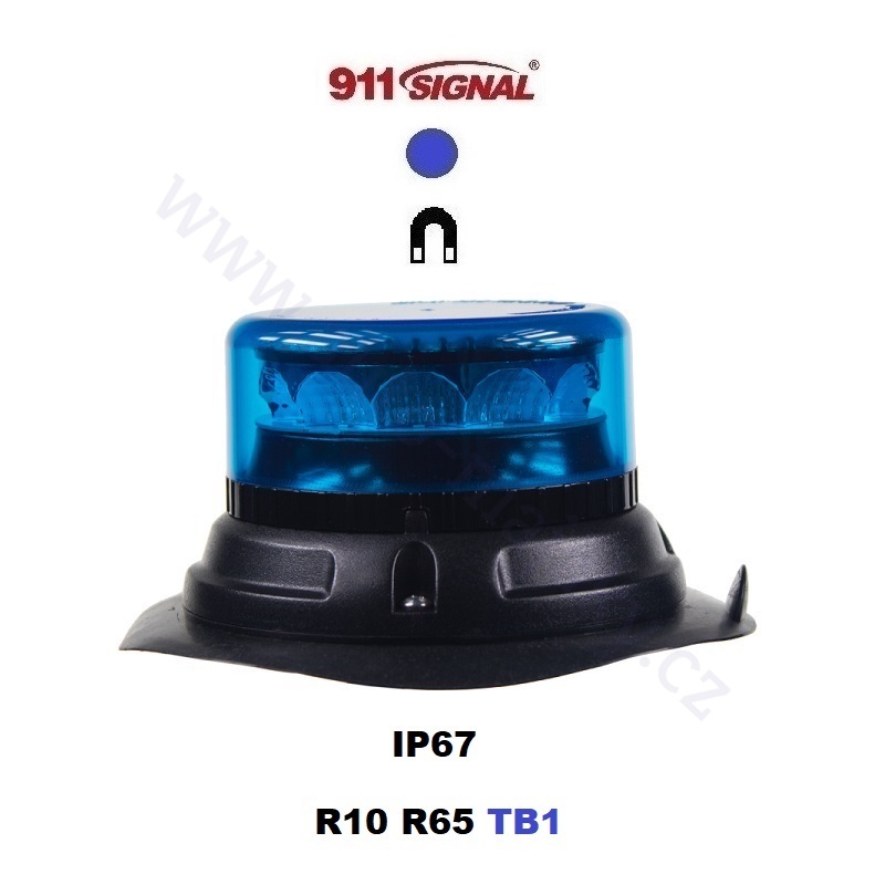 Modrý LED maják 911-C12mblu od výrobce 911Signal