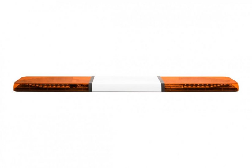LED lightbar Optima 60 160cm, Orange, white center, ECE R65 - Color: Orange, White center: Yes, Lens: Colored, LED modules: 4ml