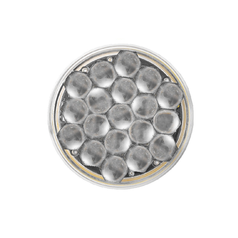 Oranžové LED výstražné světlo naprogramované 