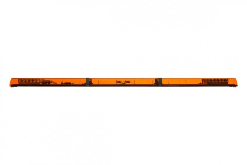 LED majáková rampa Optima 60C 160cm, Oranžová, EHK R65 - Barva: Oranžová, Bílý střed: Ne, Kryt: Barevný, LED moduly: 4ml