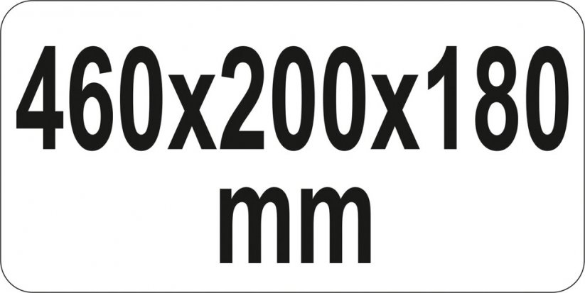 Tool box 460x200x180mm